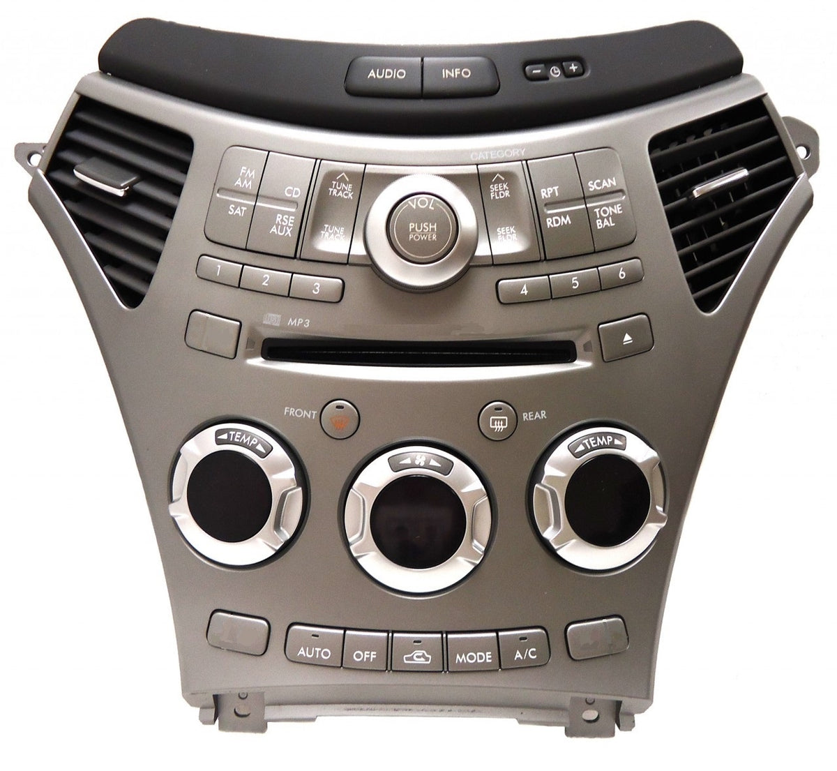 SUBARU Tribeca Radio Sinlge CD Player FACEPLATE REPLACEMENT ONLY P-140 86213-XA40A 2006 2007 2008 2009 2010