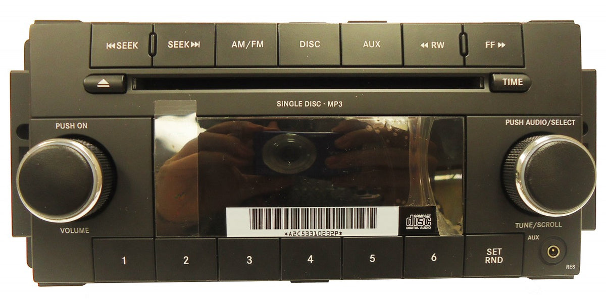 New 2007 - 2012 JEEP DODGE CHRYSLER OEM AM FM Radio Stereo MP3 CD Player Receiver RES