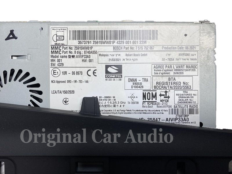 2022 - 2023 Mitsubishi Outlander OEM 9" Touch Screen Navigation Multi Media Apple Car Play Android Auto Radio Receiver