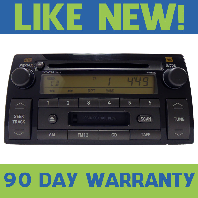 Toyota Camry SE JBL Radio Tape CD Player 86120-AA200 AD6810 2005 2006 05 06