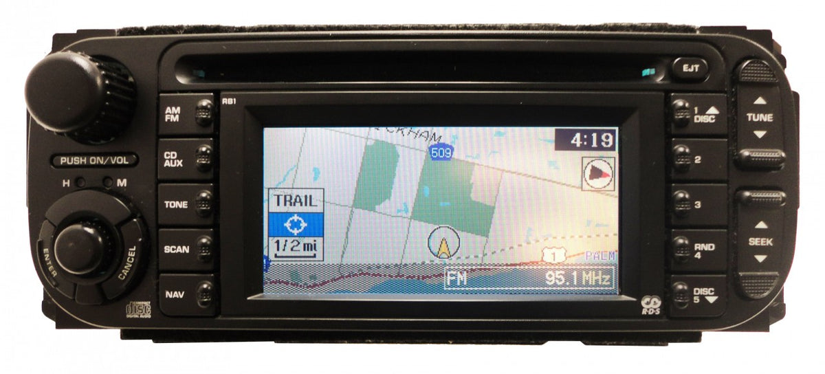 INFINITY Chrysler Jeep Dodge Navigation RDS Radio and CD Player RB1 2004 2005 2006 2007