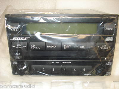 Nissan Pathfinder Radio, MP3, and 6 CD Player 2005 2006 2007 28185 EA420