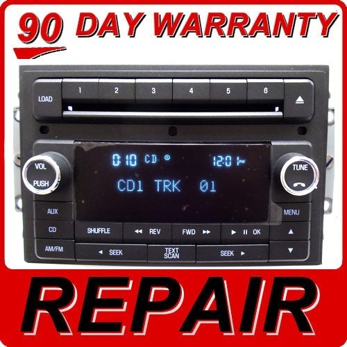 REPAIR YOUR 06 - 10 FORD LINCOLN MKX OEM Radio Stereo 6 Disc Changer CD Player