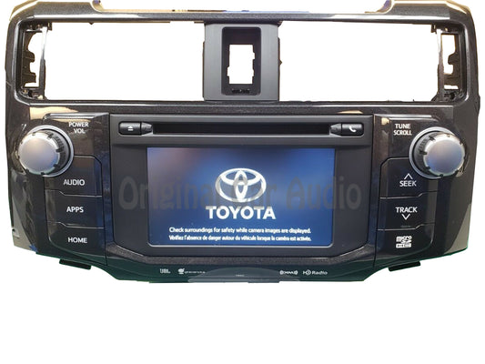 2014 - 2018 Toyota 4Runner OEM JBL Gracenote GPS Navigation Multimedia Bluetooth HD Radio Receiver