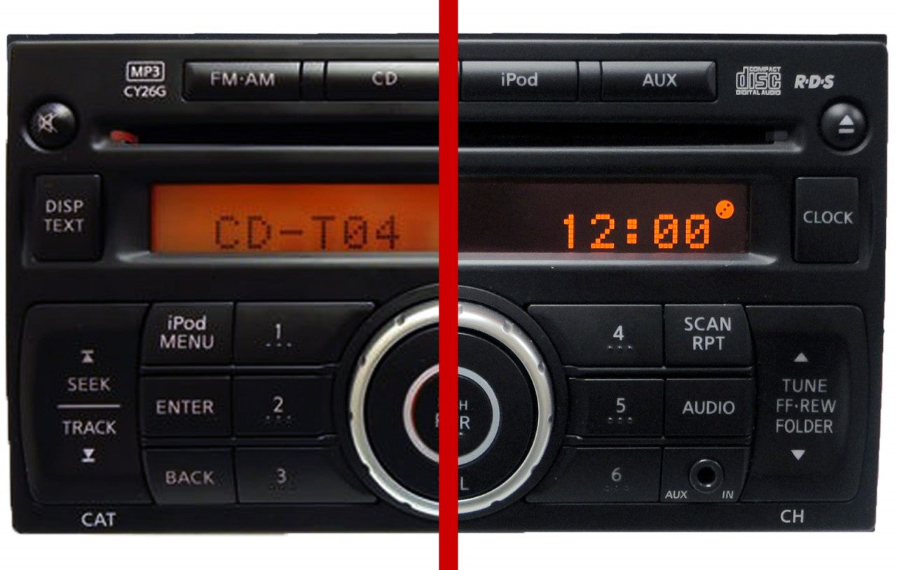 07 08 09 10 11 NISSAN SENTRA Versa Rogue Cube Xterra Radio Stereo CD MP3 Player AUX Ni249