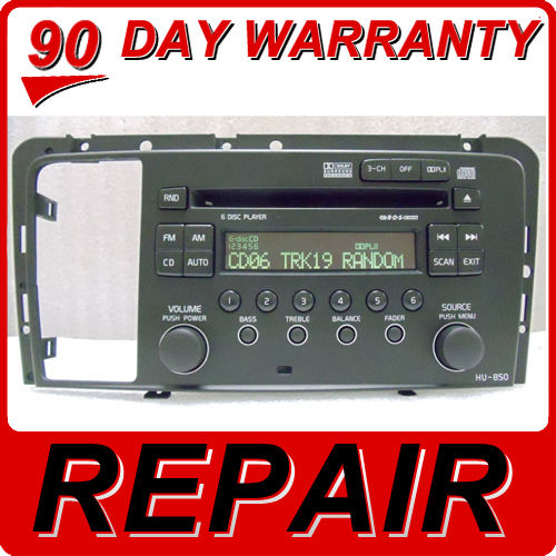 MAINBOARD REPAIR SERVICE for VOLVO S60 V70 S80 XC70 Radio HU-850 6 Disc Changer CD Player