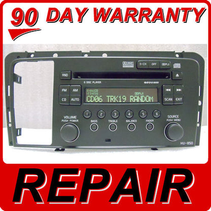 MAINBOARD REPAIR SERVICE for VOLVO S60 V70 S80 XC70 Radio HU-850 6 Disc Changer CD Player