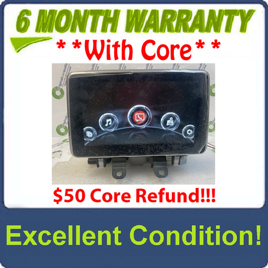 2017 - 2020 Fiat 124 Spider Navigation Display Screen Only