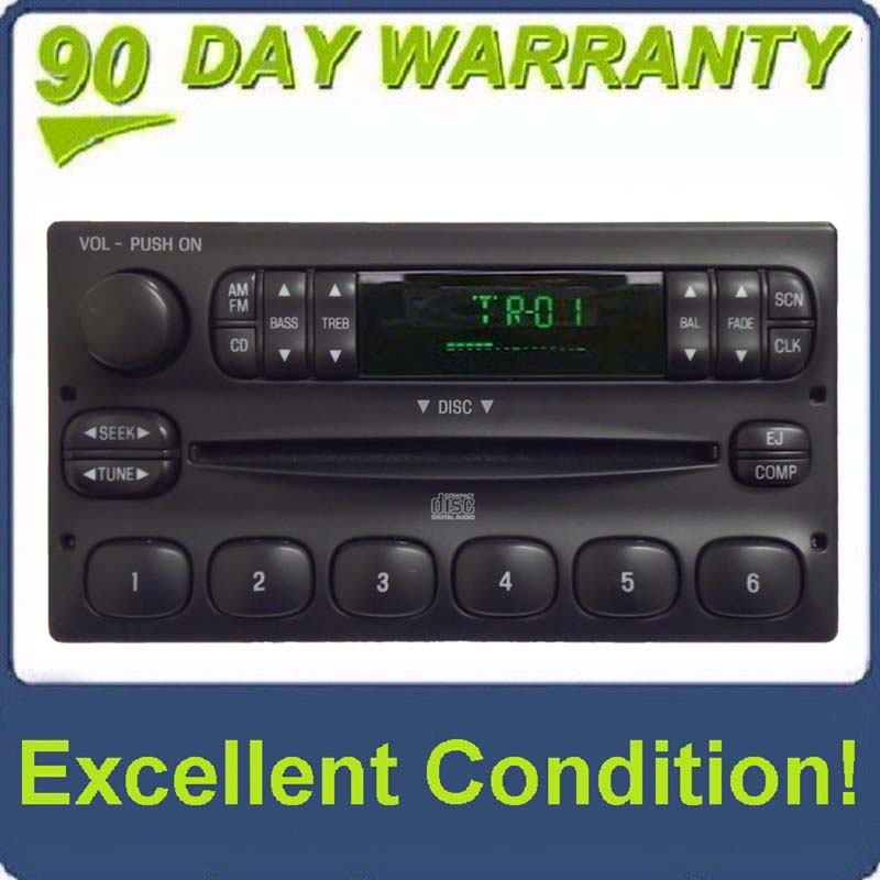 1998 - 2002 Ford Lincoln Mercury  OEM AM FM Radio CD Player Receiver