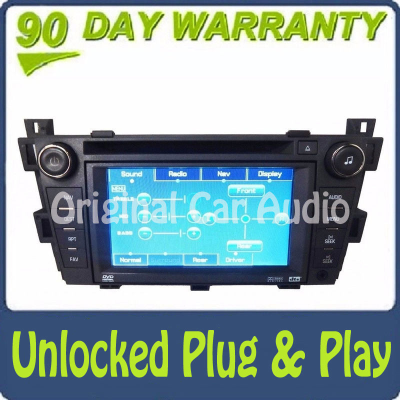 Unlocked Cadillac Navigation DVD BOSE Radio 6 Disc Changer Aux