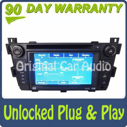 Unlocked Cadillac Navigation DVD BOSE Radio 6 Disc Changer Aux