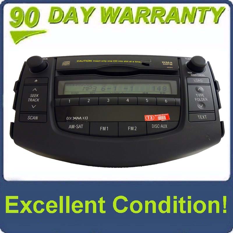TOYOTA Rav4 AM FM XM Satellite Radio 6 Disc Changer MP3 CD Player A51879 OEM