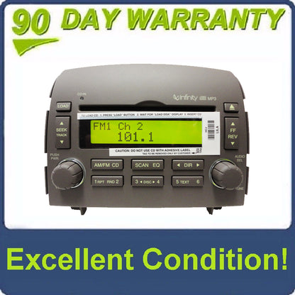 2006 2007 2008 HYUNDAI Sonata Radio INFINITY Stereo 6 Disc Changer MP3 CD Player GREY