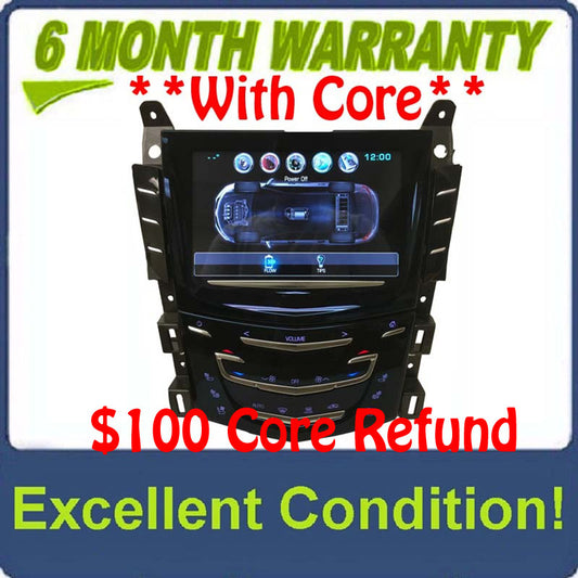 2013 - 2019  Cadillac Navigation GPS Bluetooth Touch Screen Display Control Panel Unit With Vented Heated and Cooled Seats