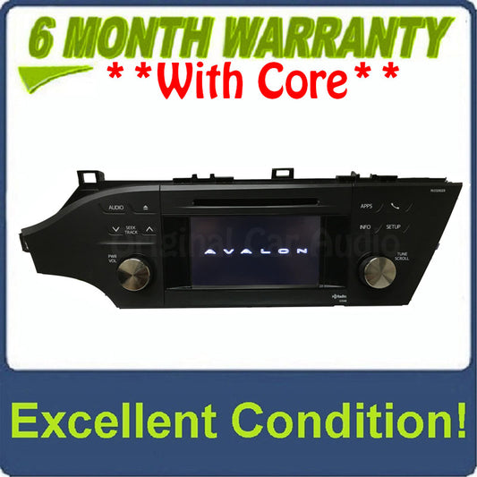 2013 - 2016 Toyota Avalon OEM Entune Touch Screen Navigation AM FM SAT HD Radio 57048