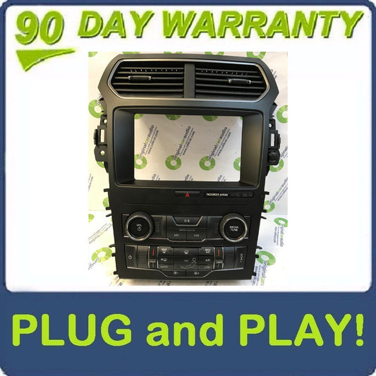 2018 - 2019 Ford Explorer OEM Dual Climate AC Radio Control Panel