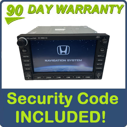 Honda CR-V radio navigation disc CD changer 2AN2 XM MP3