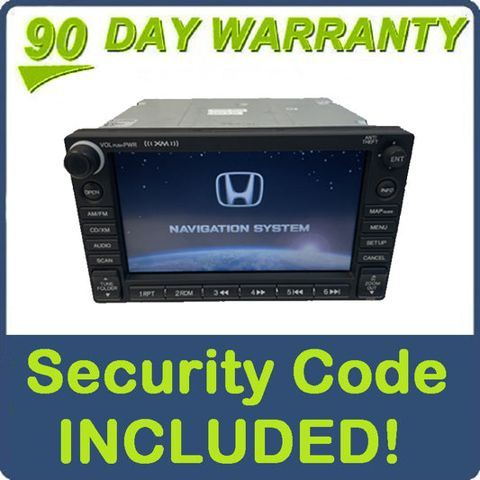 Honda CR-V radio navigation disc CD changer 2AN2 XM MP3