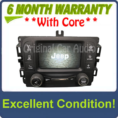2013 - 2016 Jeep Cherokee KL OEM 5" VP2 Bluetooth Multi Media Long Block Radio Receiver