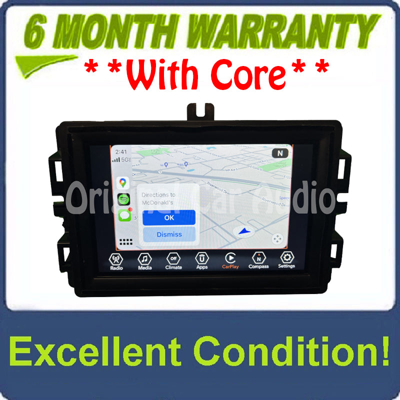 2018 - 2022 Jeep Renegade OEM 520 7" VP2 NAFTA SDAR GPS Apple Car Play Bluetooth Multi Media Radio Receiver VP2FRP