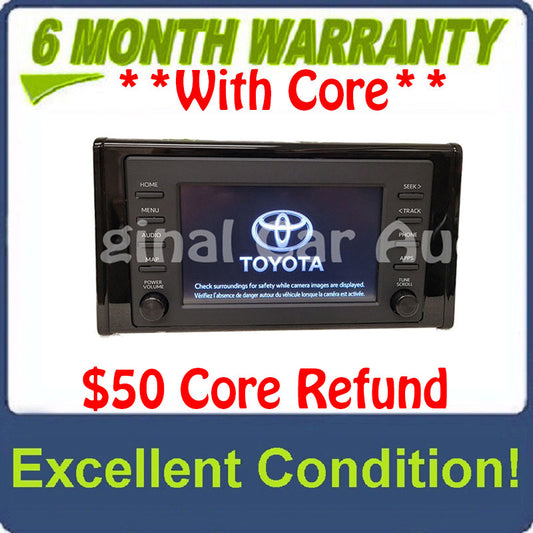 2019 - 2020 Toyota Rav4 OEM Navigation Touchscreen Display AM FM XM Radio