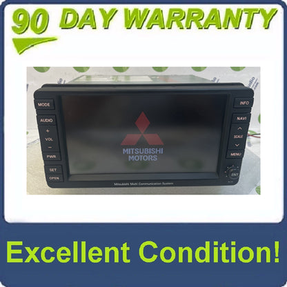 2011-14 Mitsubishi Outlander Lancer Navigation Radio Display Screen OEM N-05