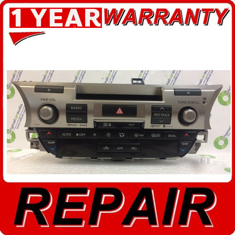 Repair 2015 - 2018 Lexus ES300H ES350 OEM Gracenote SAT HD Radio Climate Control Receiver 100476, 100078, P10082, P10642, P10824, P10821, P11802, P11674, P11484