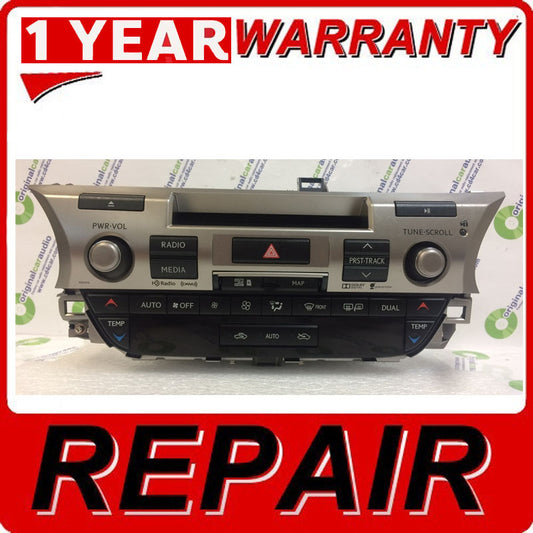 Repair 2015 - 2018 Lexus ES300H ES350 OEM Gracenote SAT HD Radio Climate Control Receiver 100476, 100078, P10082, P10642, P10824, P10821, P11802, P11674, P11484