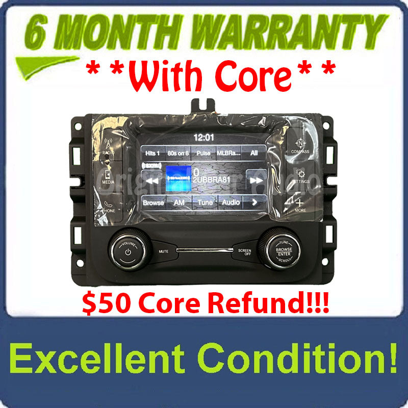 2019 - 2022 Ram 2500 3500 OEM AM FM Radio Uconnect 5" Display Receiver VP2_5 DT SXM