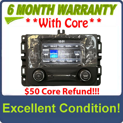 2019 - 2022 Ram 2500 3500 OEM AM FM Radio Uconnect 5" Display Receiver VP2_5 DT SXM