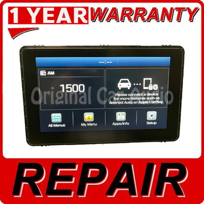 Repair 2020-2022 Hyundai Kia Palisade Sportage OEM Radio Navigation Display Delamination Repair