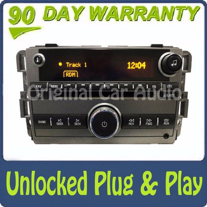 Unlocked 2008 - 2010 Saturn OEM AM FM Radio Stereo AUX CD Player Receiver US8