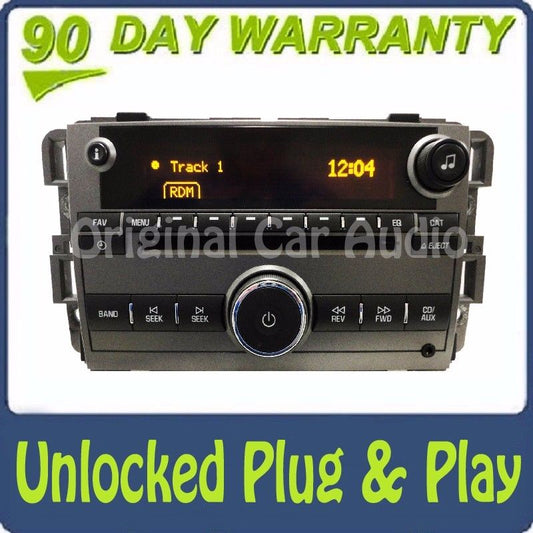 Unlocked 2008 - 2010 Saturn OEM AM FM Radio Stereo AUX CD Player Receiver US8