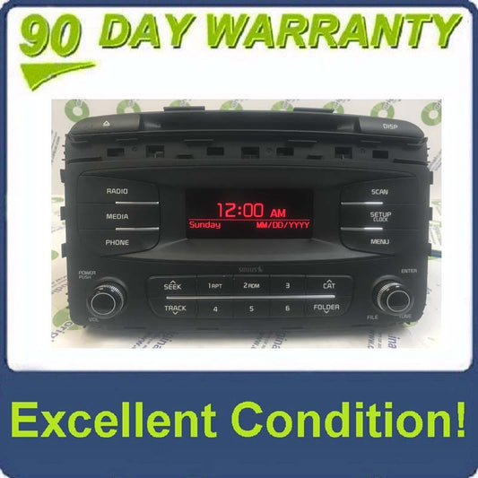 2015  - 2018 Kia Sorento OEM AM FM Radio Sat Bluetooth CD Player Receiver