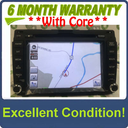 2010 - 2014 Kia Sportage OEM Navigation AM FM XM Radio CD Player Receiver