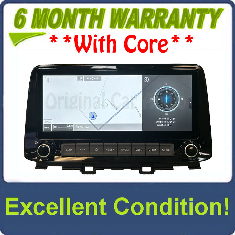 2022 - 2023 Hyundai Kona OEM Am Fm Radio Receiver Multi Media GPS Navigation Apple Carplay Android Auto