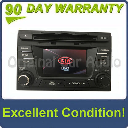 2011 - 2013 Kia Optima OEM UVO AM FM MP3 SAT HD Radio Jukebox BLACK