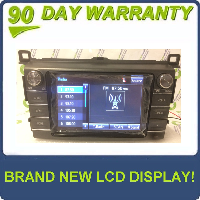 2013 - 2017 Toyota Rav4 Refurbished Touch Screen AM FM Radio USB Player Receiver 100561