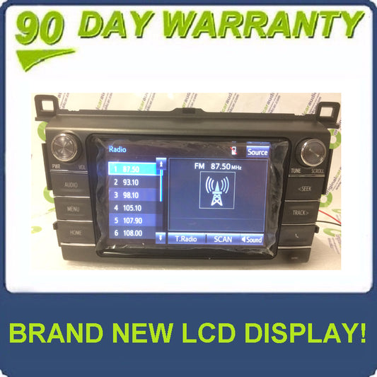 2013 - 2017 Toyota Rav4 Refurbished Touch Screen AM FM Radio USB Player Receiver 100561