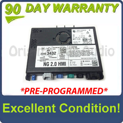 PRE-PROGRAMMED 2015 GM Cadillac OEM Navigation Multimedia Infotainment NG 2.0 HKI