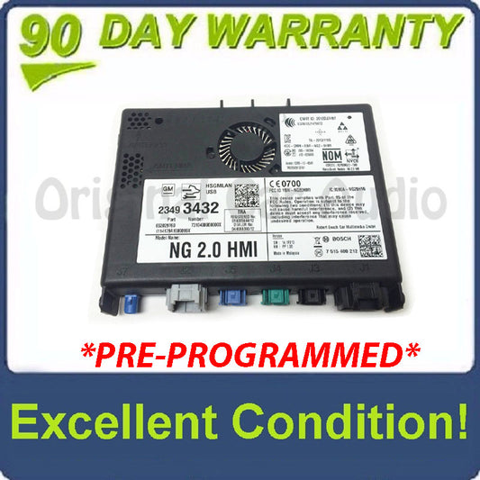 PRE-PROGRAMMED 2015 GM Cadillac OEM Navigation Multimedia Infotainment NG 2.0 HKI