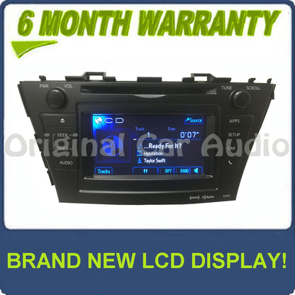 Reman 2012 - 2014 TOYOTA PRIUS V OEM AM FM XM HD Radio Touch Screen Receiver w/ New Screen 57011