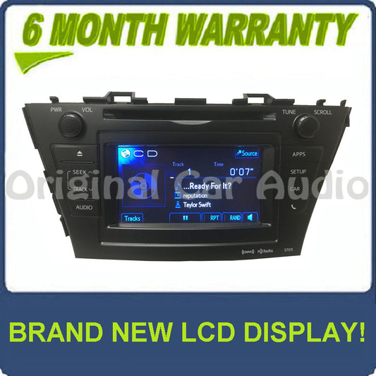 Reman 2012 - 2014 TOYOTA PRIUS V OEM AM FM XM HD Radio Touch Screen Receiver w/ New Screen 57011