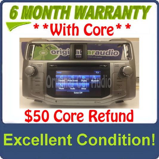 2014 - 2015 Toyota 4Runner Touchscreen Bluetooth HD Radio P10544