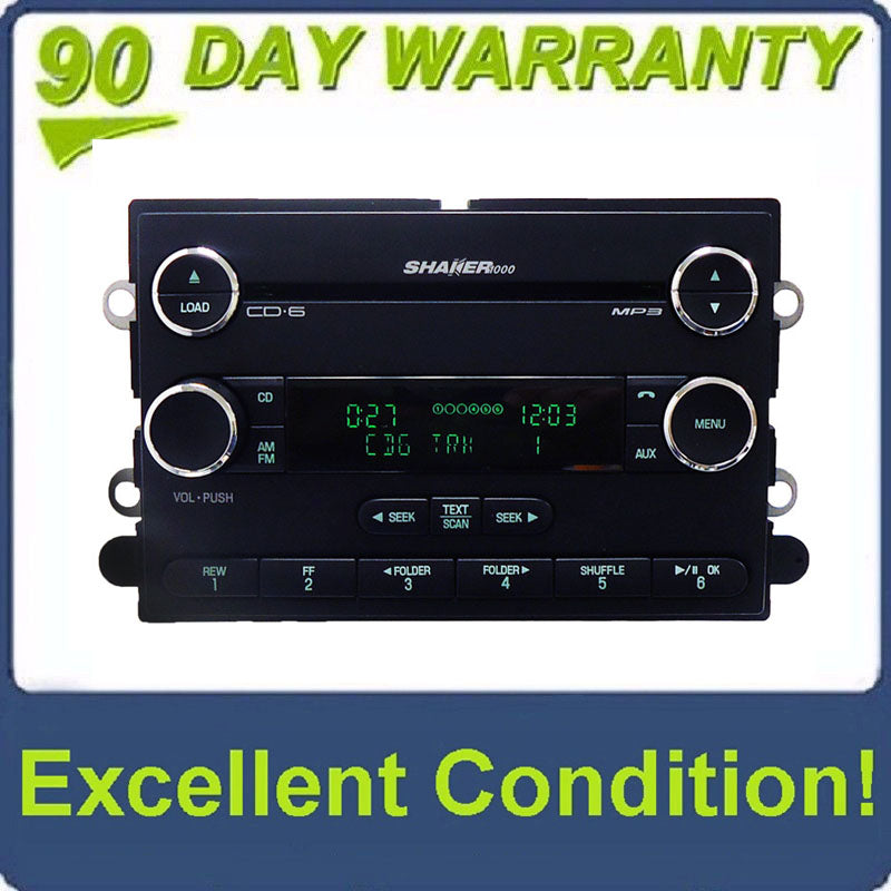 2007 - 2009 Ford MUSTANG OEM Radio AUX MP3 6 Disc CD Changer SHAKER 1000