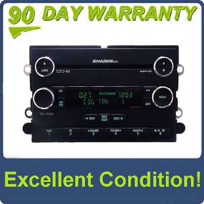 2007 - 2009 Ford MUSTANG OEM Radio AUX MP3 6 Disc CD Changer SHAKER 1000