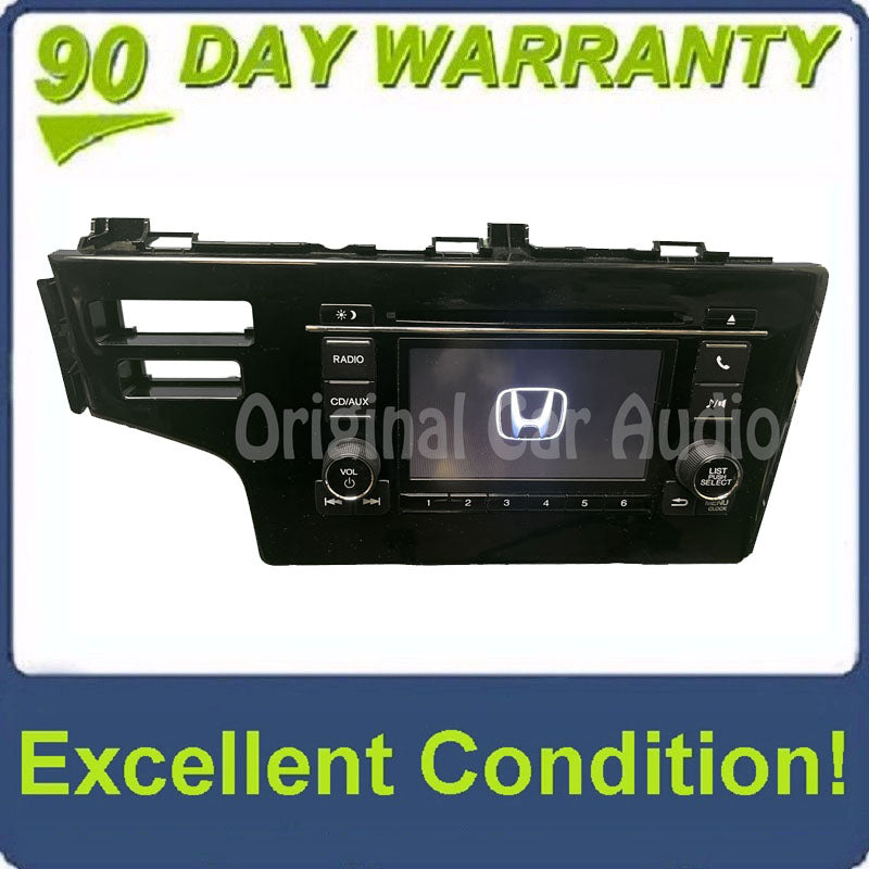 2015 - 2019 Honda Fit OEM Single CD AM FM Bluetooth Display Multi Media Radio Receiver