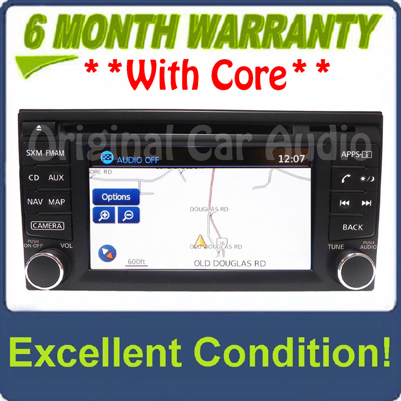2014 - 2015 Nissan Juke OEM Navigation SirusXM Radio CD Player Receiver