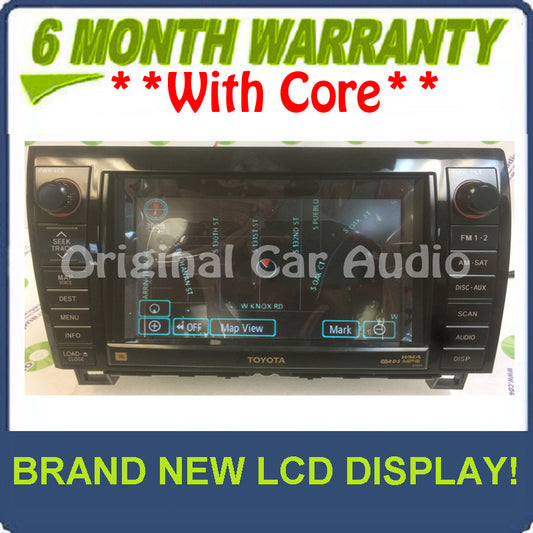 Refurbished 2007 -2009 Toyota Sequoia Tundra OEM JBL Navigation Radio CD Player E7013