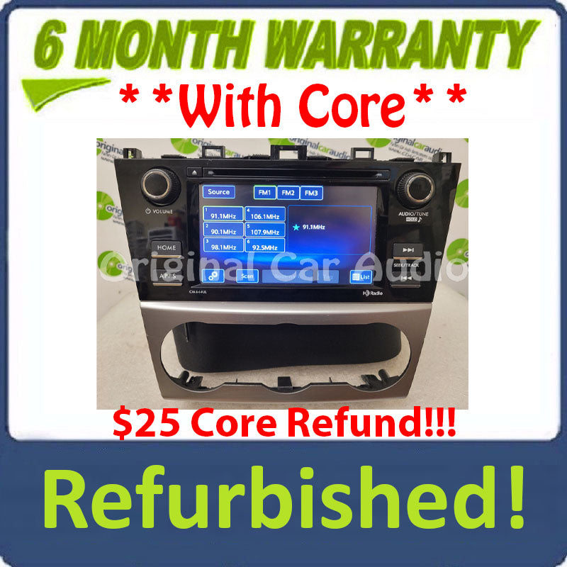 Reman 2015 Subaru Crosstrek Impreza OEM AM FM Single CD HD Radio CM785CL